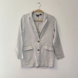 TAHARI linen blazer